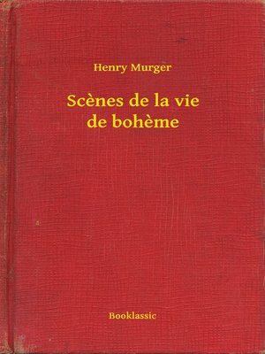 cover image of Scenes de la vie de boheme